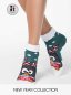 Preview: Conte Elegant Happy New Year Kollektion Turchese mit Pinguin