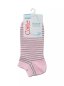 Preview: CONTE Sneaker Socken für Damen in Rosa mit Lurex