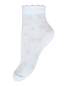 Preview: Kindersocken 2-6 Jahre BCHK Kids 3082-041 mit farbigem Bund weiß-rosa
