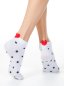 Preview: Sneakersocken Damen mit Herzchen, Conte