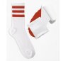 Preview: Tennissocken Griffon Stripes farbe weiss/rot