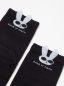 Preview: Bunte Damensocken mit süßem Hasenmotiv in Schwarz, aus hochwertigen Materialien gefertigt. Perfekt als Geschenk oder um Ihre Garderobe aufzupeppen