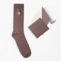 Preview: Griffon socken mono fiesta farbe taupe
