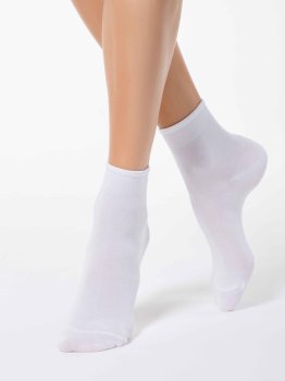 Conte Bambus Damen socken 18C34-000_weiss