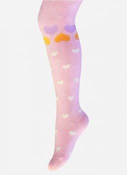 Kinderstrumpfhose 2-6 Jahre BCHK Kids 3265-816 mit Herzen Motiv rosa