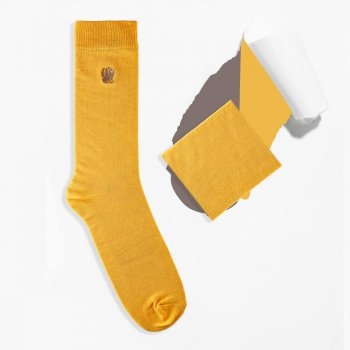 Griffon socken mono fiesta farbe gelb