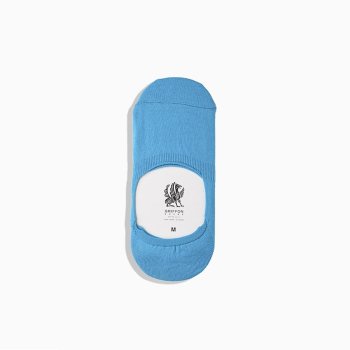 Bunte Füßlinge Mono Liner Box farbe himmelblau