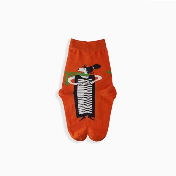 Griffon Bunte Socken Music Box farbe orange