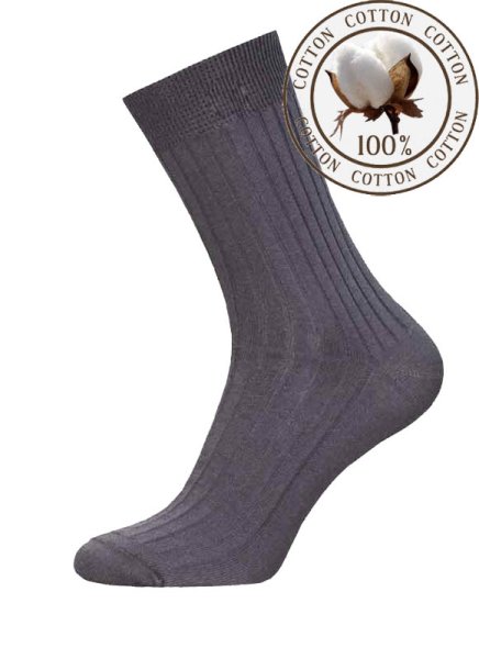 Herren business Baumwollsocken 2220 grau
