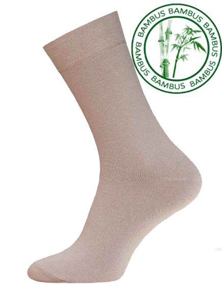 Bambus Herren business Socken sand