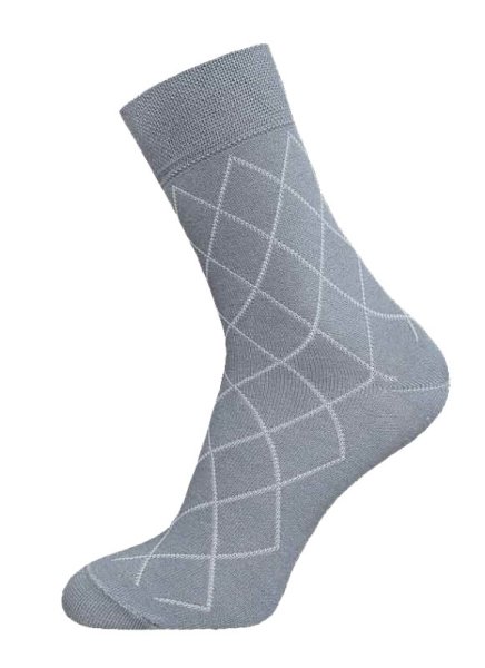 Klassische Herren Socken BCHK hellgrau
