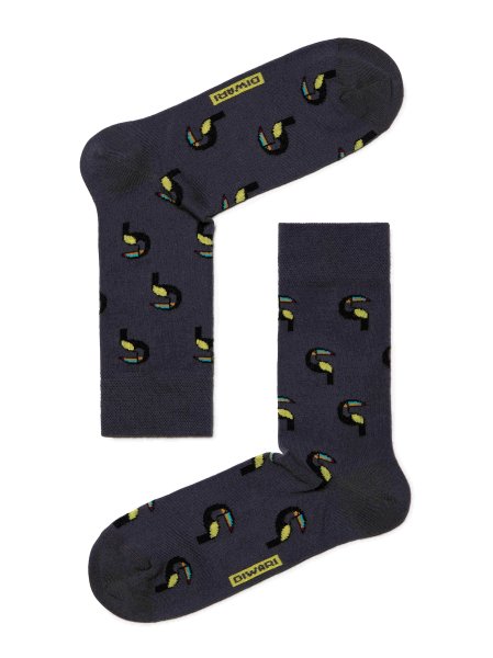 Herren Socken Diwari Happy mit Tukane Motiv