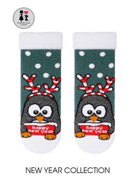 Conte Elegant Happy New Year Kollektion Turchese mit Pinguin