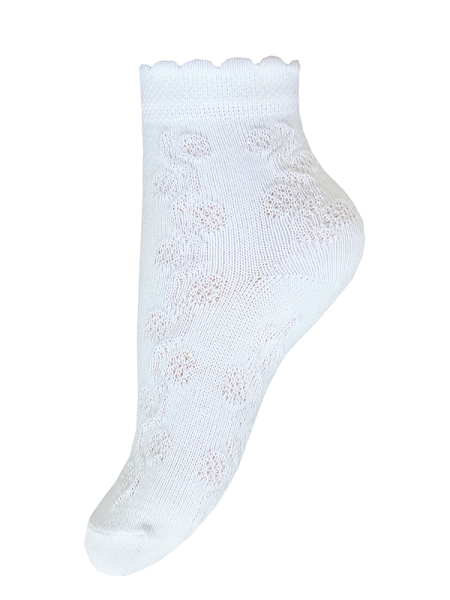 Kindersocken 2-6 Jahre BCHK Kids 3082-041 mit farbigem Bund weiß