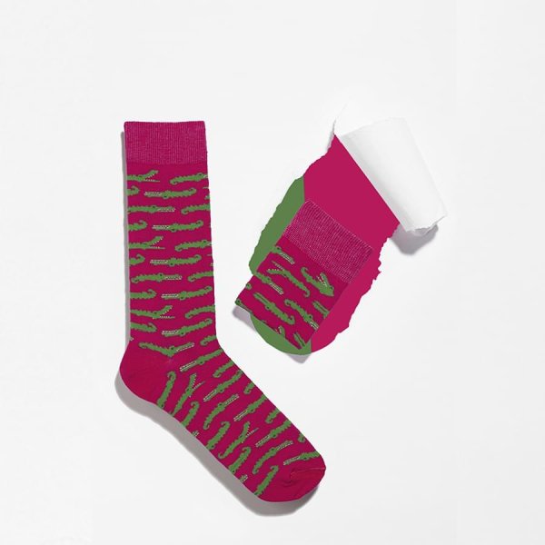 Bunte Socken Griffon Animal Box Farbe pimk