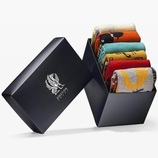 Griffon Bunte Socken Music Box